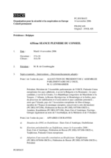 Journal of the 635th Plenary Meeting of the Permanent Council (fr)