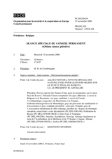 Journal of the 636th Special Plenary Meeting of the Permanent Council (fr)