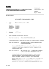 Journal of the 345th Plenary Meeting of the Forum for Security Co-operation (es)