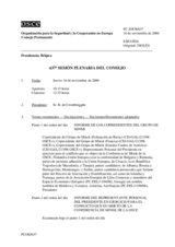 Journal of the 637th Plenary Meeting of the Permanent Council (es)