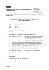 Journal of the 638th Special Plenary Meeting of the Permanent Council (it)