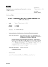 Journal of the 638th Special Plenary Meeting of the Permanent Council (es)