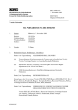 Journal of the 341st Plenary Meeting of the Forum for Security Co-operation (de)