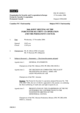 Journal of the 26th Joint Meeting of the Forum for Security Co-operation and the Permanent Council