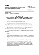 Forum for Security Co-operation Decision No. 6/01 (es)