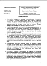 Address by the Director General of the Directorate general for Enlargement of the European Commission, Mr Michael Leigh