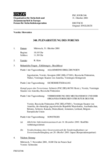 Journal of the 340th Plenary Meeting of the Forum for Security Co-operation (de)