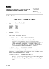 Journal of the 338th Plenary Meeting of the Forum for Security Co-operation (fr)
