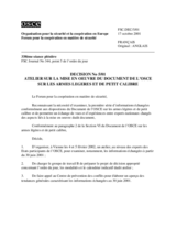 Forum for Security Co-operation Decision No. 5/01 (fr)