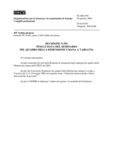 Permanent Council Decision No. 591 (it)