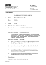 Journal of the 335th Plenary Meeting of the Forum for Security Co-operation (de)