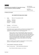 Journal of the 334th Plenary Meeting of the Forum for Security Co-operation (es)