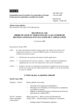 Forum for Security Co-operation Decision No. 1/04 (fr)
