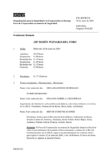 Journal of the 328th Plenary Meeting of the Forum for Security Co-operation (es)