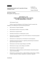 Permanent Council Decision No.755