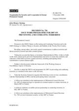 Permanent Council Decision No.756