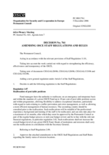 Permanent Council Decision No.761