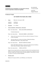 Journal of the 324h Plenary Meeting of the Forum for Security Co-operation (es)