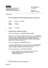 Journal of the 323rd Plenary Meeting of the Forum for Security Co-operation/Revised reissue (de)