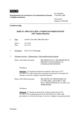 Journal of the 641th Special Plenary Meeting of the Permanent Council (it)