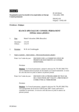 Journal of the 641th Special Plenary Meeting of the Permanent Council (fr)