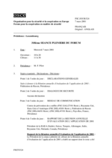 Journal of the 318th Plenary Meeting of the Forum for Security Co-operation (fr)