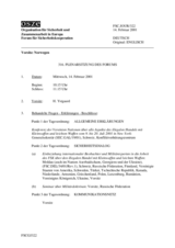 Journal of the 316th Plenary Meeting of the Forum for Security Co-operation (de)