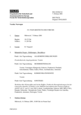 Journal of the 315th Plenary Meeting of the Forum for Security Co-operation (de)