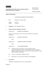 Journal of the 312th Plenary Meeting of the Forum for Security Co-operation