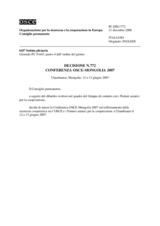 Permanent Council Decision No.772 (it)