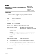 Journal of the 644th Special Plenary Meeting of the Permanent Council (it)