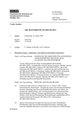 Journal of the 646th Plenary Meeting of the Permanent Council (de)