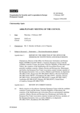 Journal of the 648th Plenary Meeting of the Permanent Council