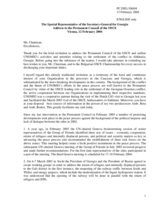 Address by the Special Representative of the United Nations Secretary-General in Georgia, Amb. H. Tagliavini