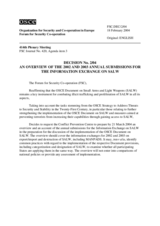 Forum for Security Co-operation Decision No. 2/04 - An Overview of the 2002 and 2003 annual submissions for the information exchange on SALW
