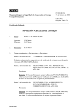 Journal of the 496th Plenary Meeting of the Permanent Council (es)