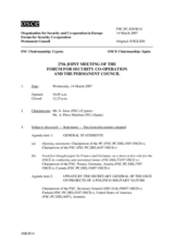 Journal of the 27th Joint Meeting of the Forum for Security Co-operation and the Permanent Council