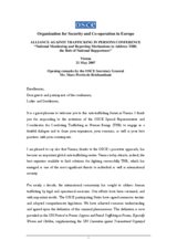 Opening remarks by OSCE Secretary General, Marc Perrin de Brichambaut Opening remarks by OSCE Secretary General, Marc Perrin de Brichambaut