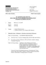 Journal of the 29th Joint Meeting of the Forum for Security Co-operation and the Permanent Council (de)