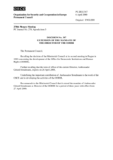 Permanent Council Decision No. 347