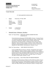 Journal of the 277th Plenary Meeting of the Permanent Council (de)