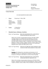 Journal of the 276th Plenary Meeting of the Permanent Council (de)