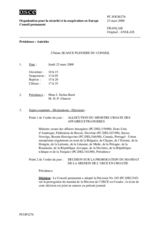 Journal of the 276th Plenary Meeting of the Permanent Council (fr)