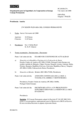 Journal of the 274th Plenary Meeting of the Permanent Council (es)