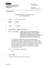 Journal of the 272nd Special Plenary Meeting of the Permanent Council (de)