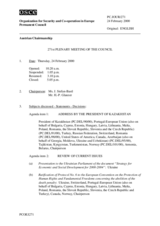 Journal of the 271st Plenary Meeting of the Permanent Council