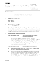 Journal of the 270th Plenary Meeting of the Permanent Council (it)