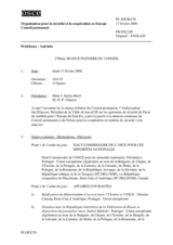 Journal of the 270th Plenary Meeting of the Permanent Council (fr)