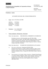 Journal of the 269th Plenary Meeting of the Permanent Council (es)