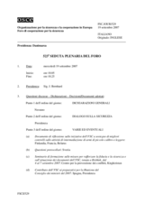 Journal of the 523rd Plenary Meeting of the Forum for Security Co-operation (it)